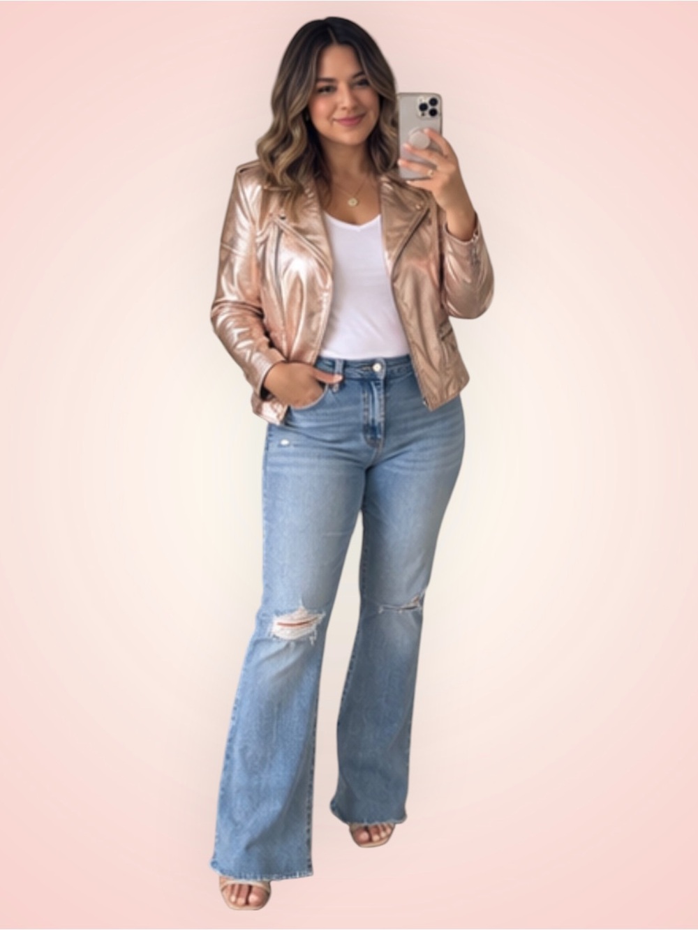 Tart Collection Justin Jacket, metallic pink, size Large